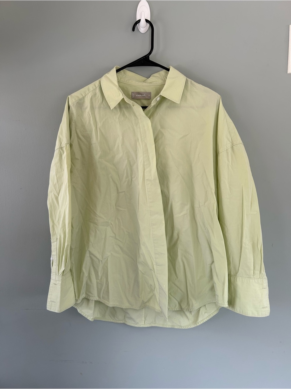 Everlane Women’s Button-Down Shirt, Size M, 100% Cotton